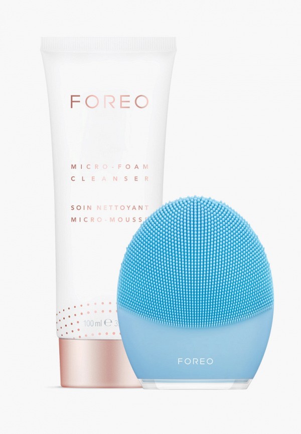 

Набор для ухода за лицом Foreo, Голубой, LUNA 3 для комбинированной кожи + пенка Micro-Foam Cleanser 100 мл