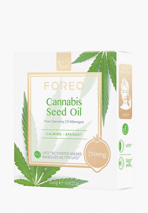 

Набор масок для лица Foreo, Прозрачный, Cannabis Seed Oil, саше - 6х6 шт.