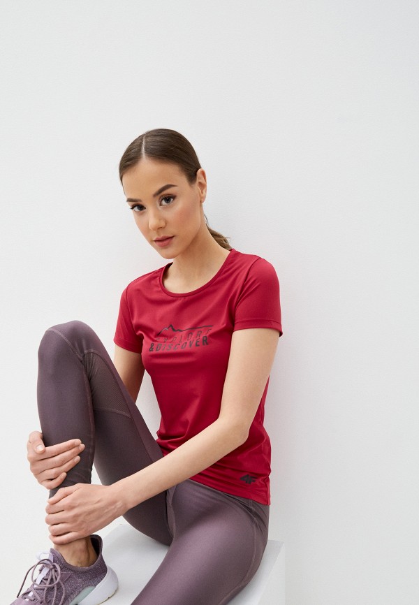 

Футболка спортивная 4F, Красный