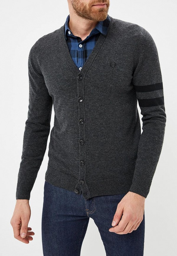 

Кардиган Fred Perry, Серый