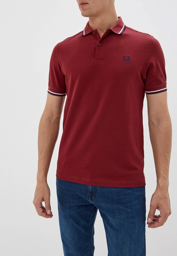 

Поло Fred Perry, Бордовый, Fred Perry FR006EMGLXG9