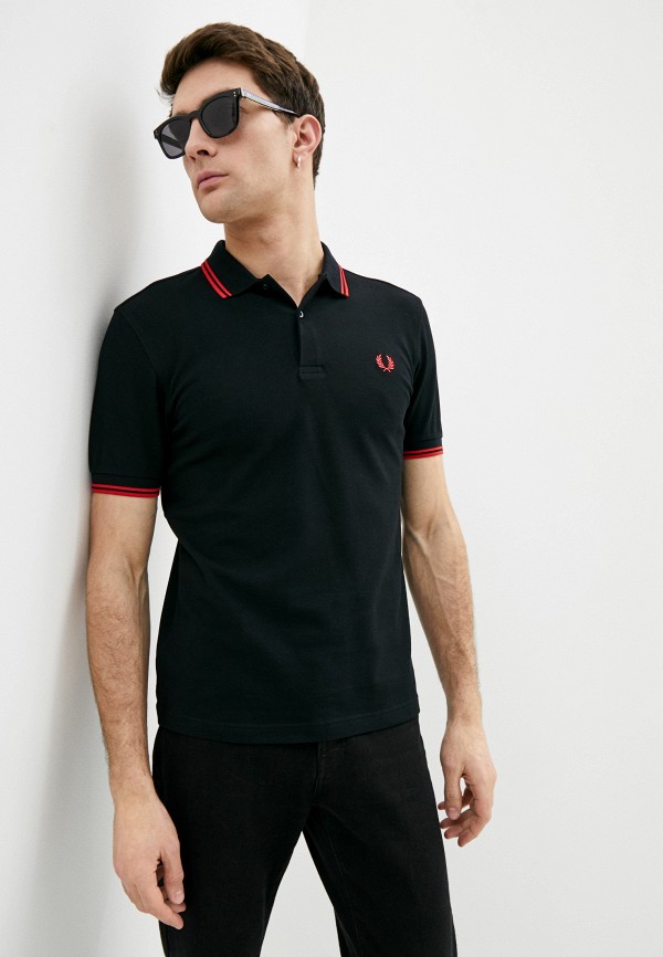 

Поло Fred Perry, Черный, Fred Perry FR006EMHPEG5
