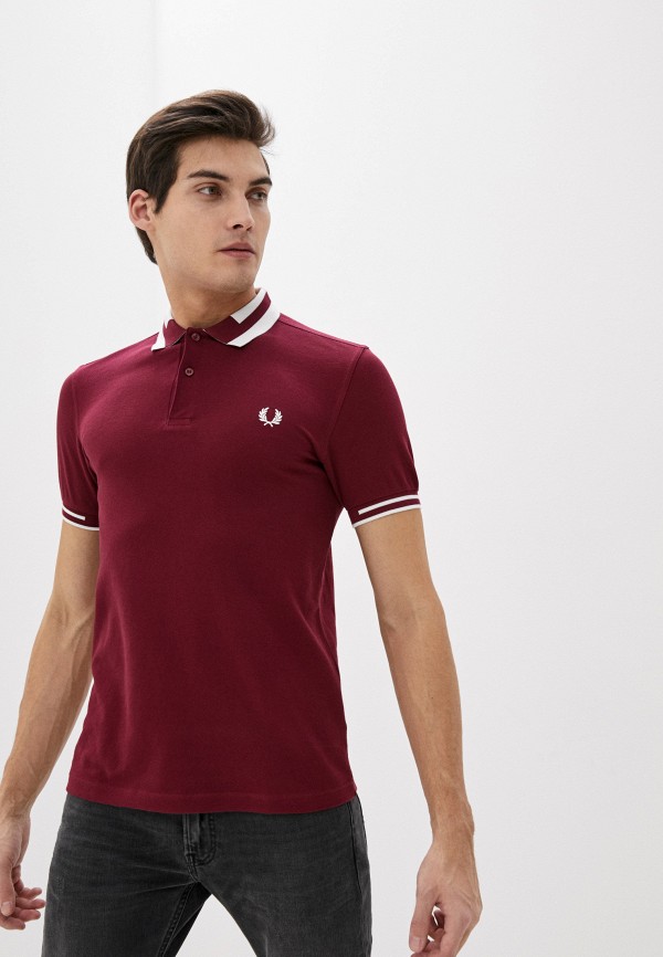

Поло Fred Perry, Бордовый, Fred Perry FR006EMHPEI7