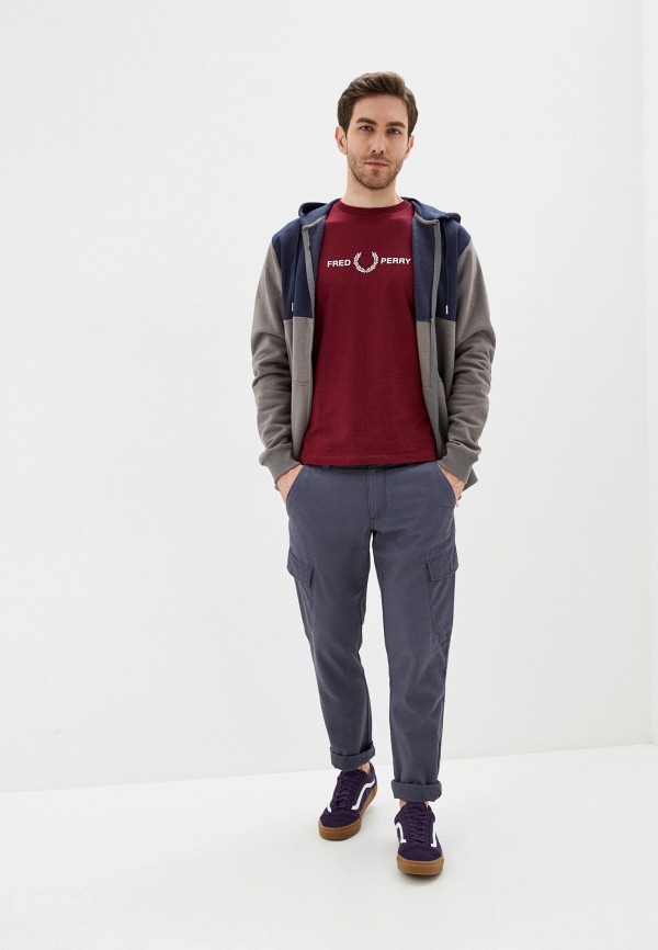 

Футболка Fred Perry, Бордовый, Fred Perry FR006EMHPEK0