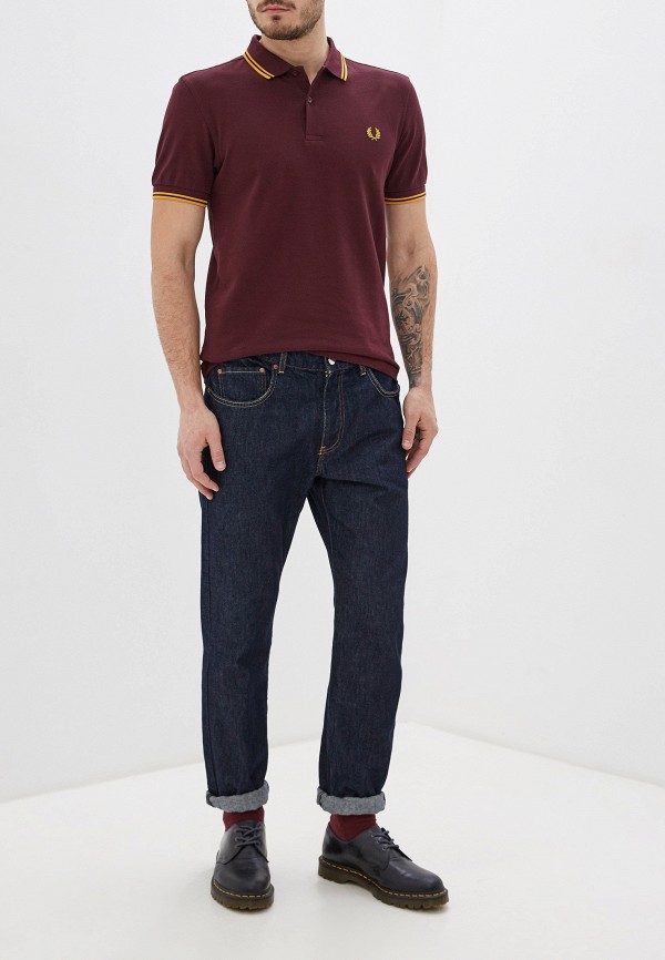 

Поло Fred Perry, Бордовый, Fred Perry FR006EMHPEN7