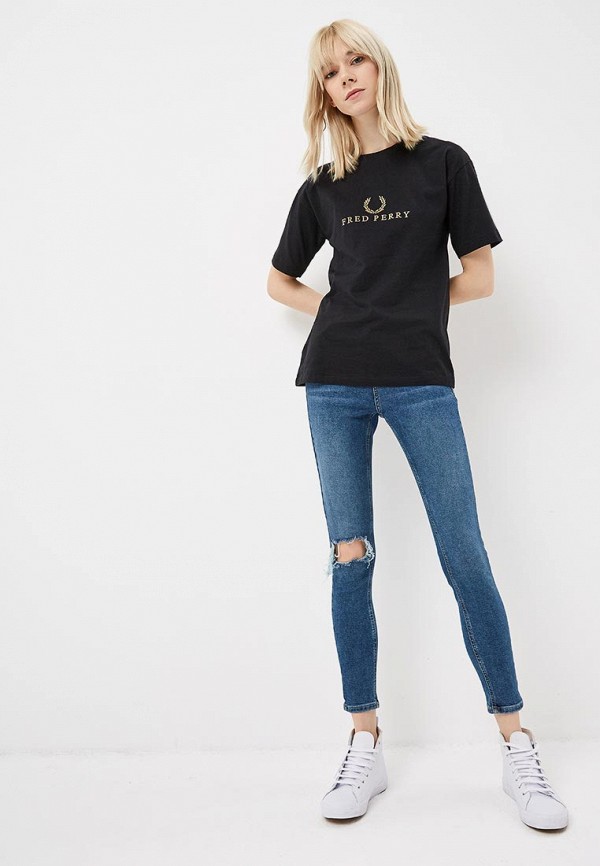 

Футболка Fred Perry; Fred Perry FR006EWDRRN2, Черный