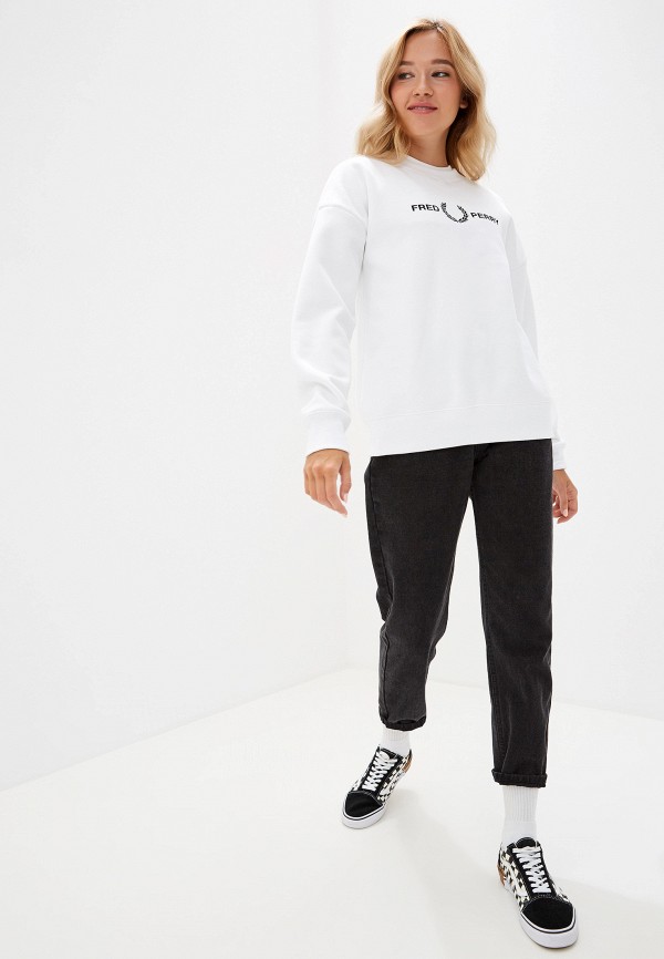 

Свитшот Fred Perry, Белый, Fred Perry FR006EWGMDL3