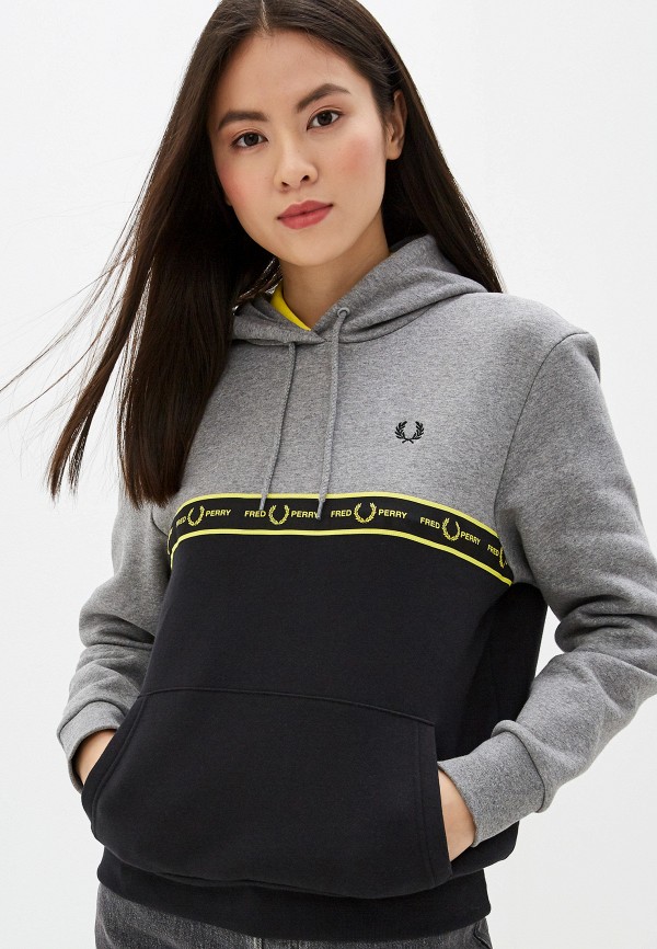 

Худи Fred Perry, Серый, Fred Perry FR006EWHPFS6