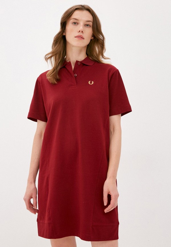 

Платье Fred Perry, Бордовый
