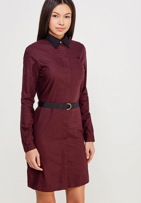 

Платье Fred Perry, Бордовый
