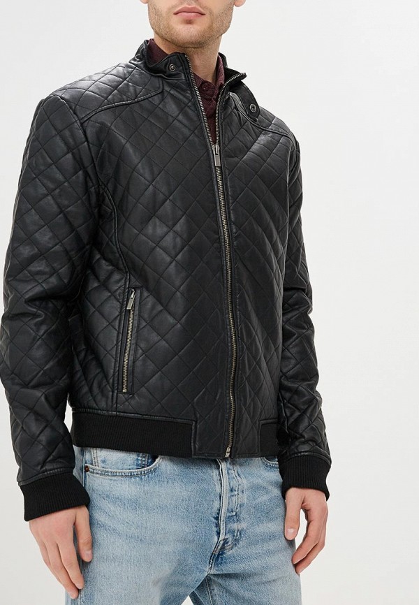 

Куртка кожаная Fresh Brand, Черный