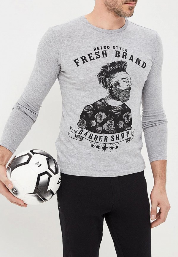 

Лонгслив Fresh Brand, Серый