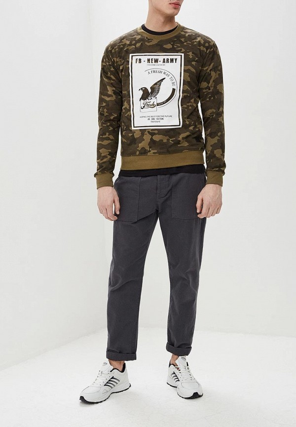 

Свитшот Fresh Brand; Fresh Brand FR040EMENCT0, Хаки