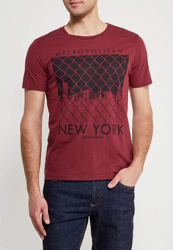 

Футболка Fresh Brand, Бордовый