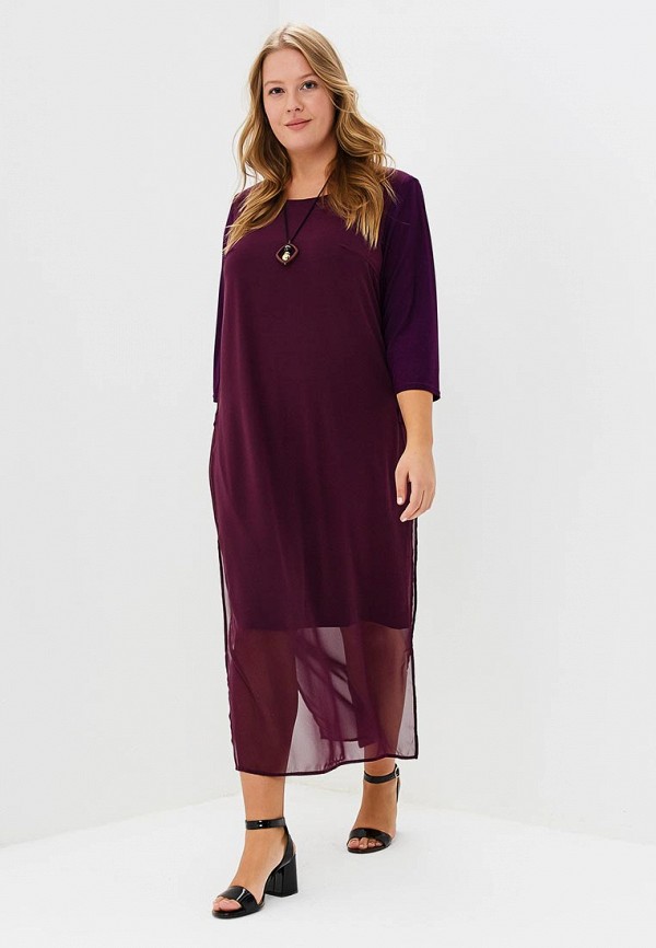

Платье Fresh Cotton, Бордовый