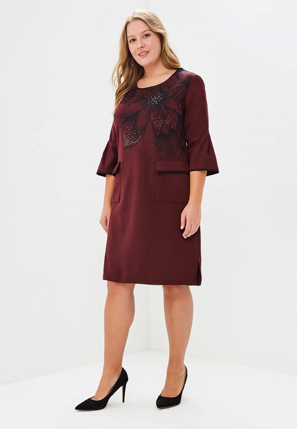 

Платье Fresh Cotton, Fresh Cotton FR043EWBTGG8, Бордовый