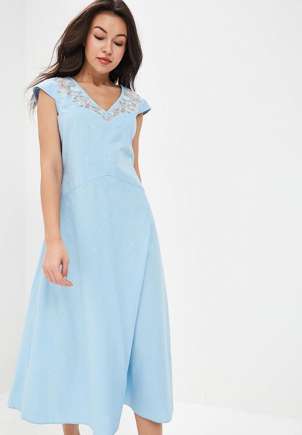 

Платье Fresh Cotton, Голубой, Fresh Cotton FR043EWEFRO7
