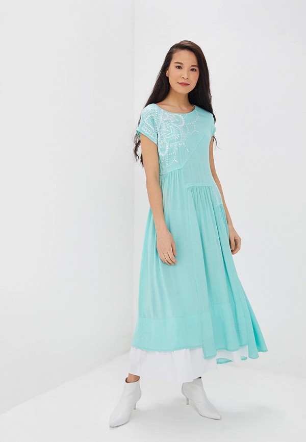 

Платье Fresh Cotton, Бирюзовый, Fresh Cotton FR043EWEFRP5