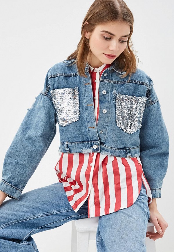 

Куртка джинсовая Fresh Cotton, Синий