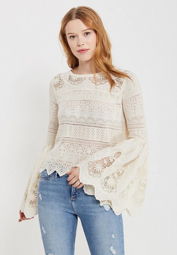 

Блуза Free People, Бежевый, Free People FR045EWAQPY9