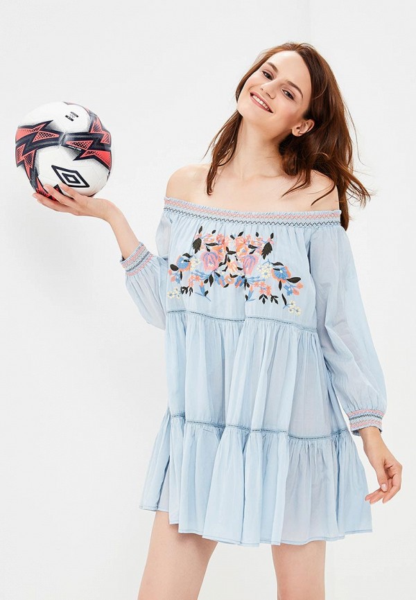 

Платье Free People, Голубой