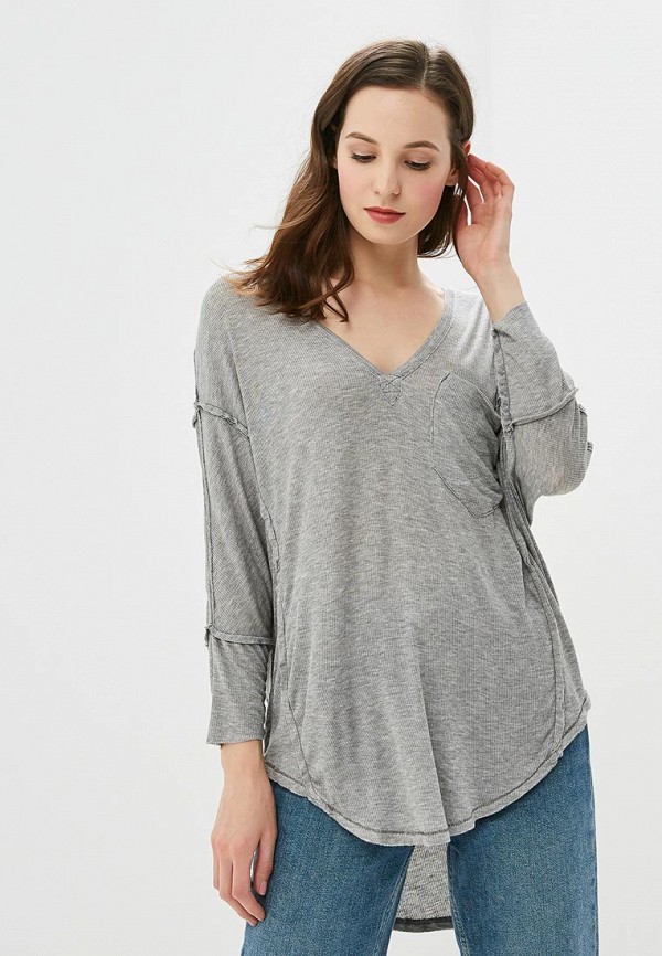 

Лонгслив Free People, Серый