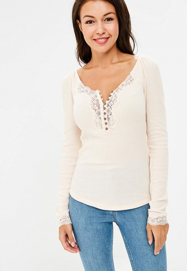 

Лонгслив Free People, Розовый