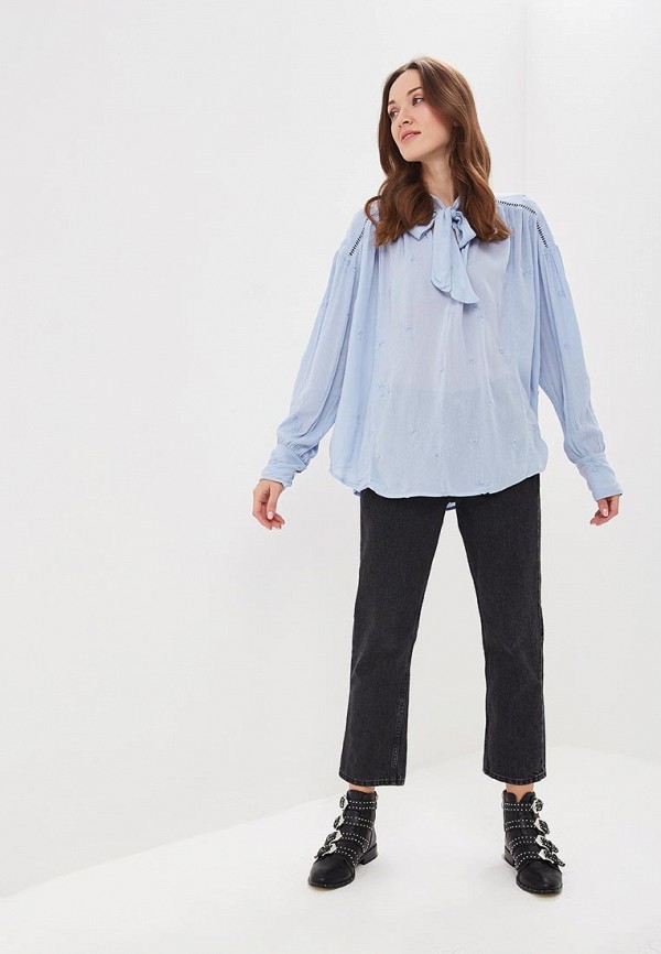 

Блуза Free People; Free People FR045EWCBIT0, Голубой