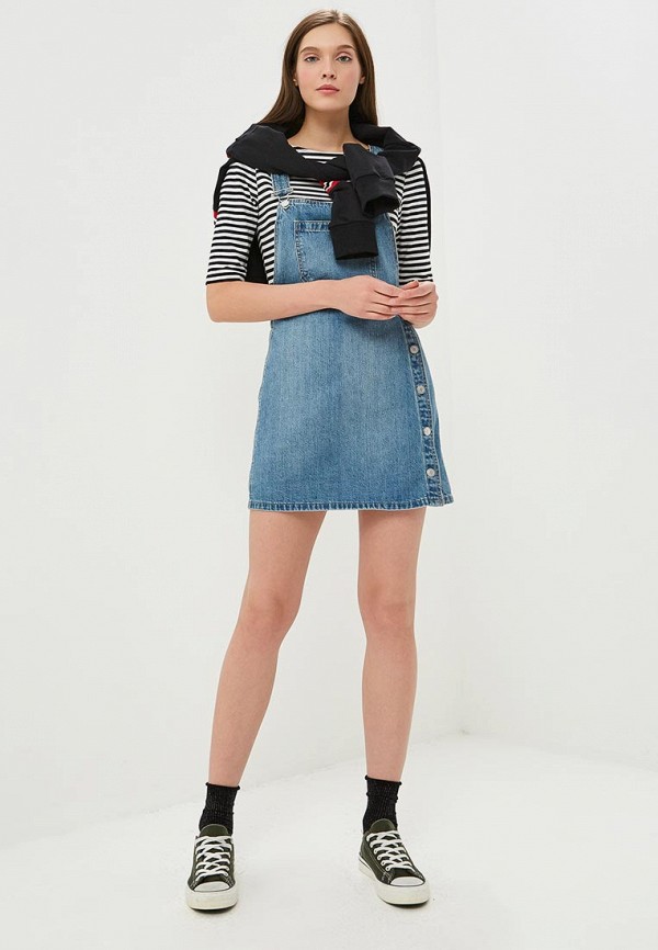 

Сарафан Free People; Free People FR045EWCIXM7, Голубой