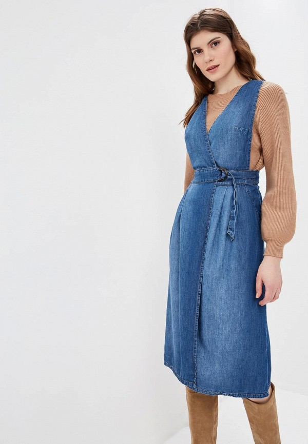 

Сарафан Free People, Синий, Free People FR045EWDGOC5