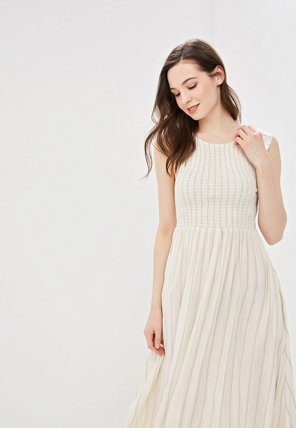 

Платье Free People, Бежевый, Free People FR045EWDGOE9