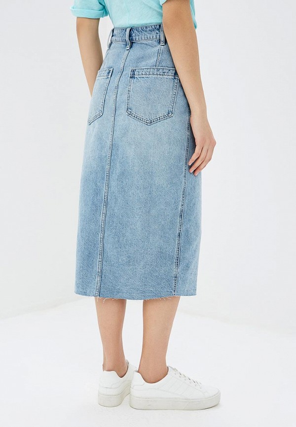 

Юбка джинсовая Free People; Free People FR045EWEGRU1, Голубой