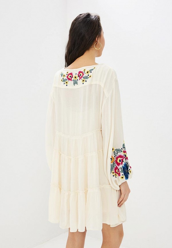 

Платье Free People; Free People FR045EWEGRU6, Бежевый