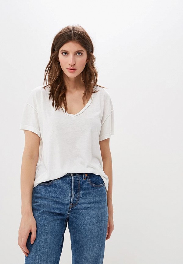 

Футболка Free People, Белый, Free People FR045EWESRG3