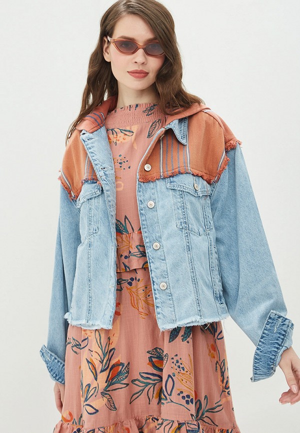 

Куртка джинсовая Free People, Голубой