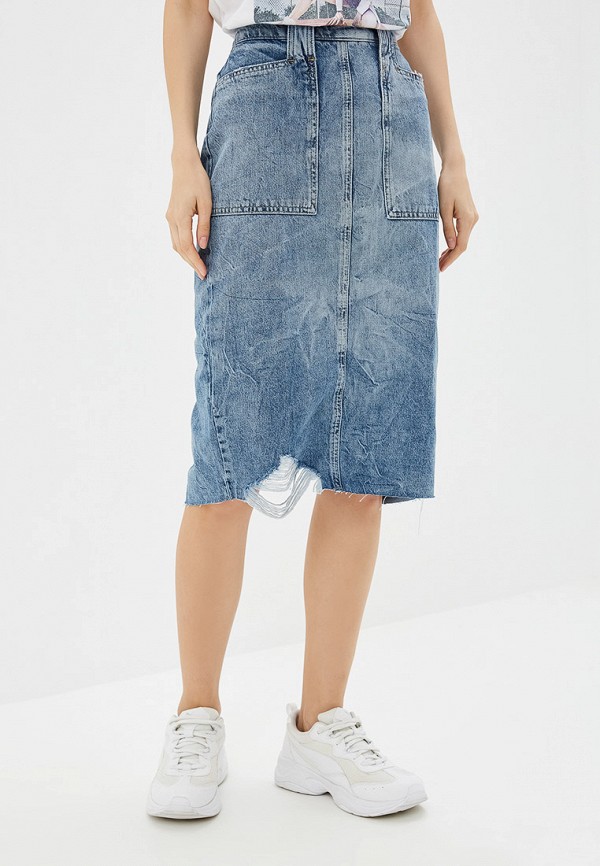 

Юбка джинсовая Free People, Голубой