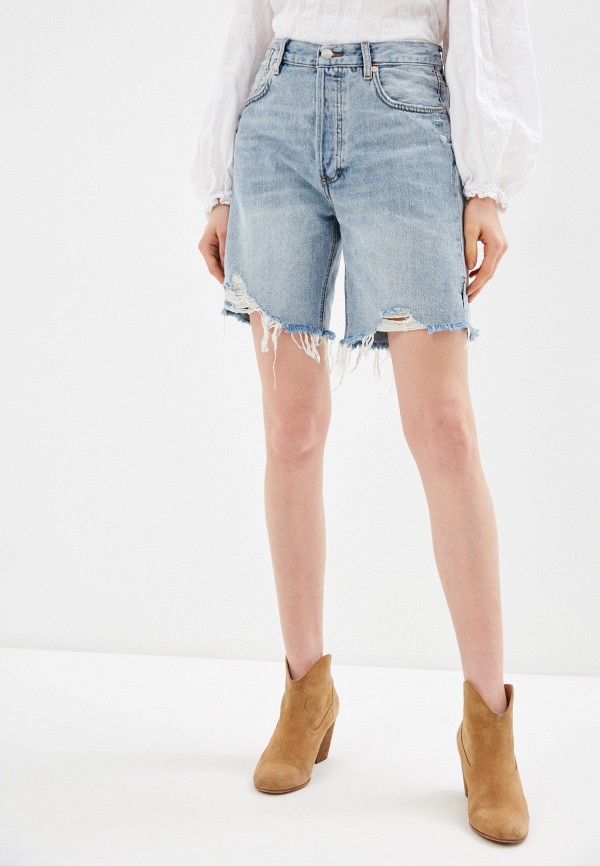 

Шорты джинсовые Free People, Голубой