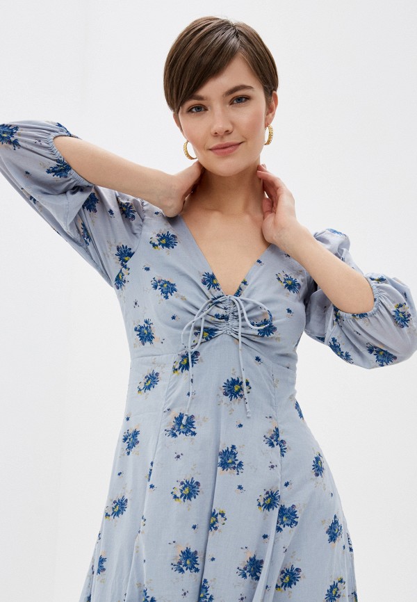 

Платье Free People, Голубой, Free People FR045EWHHTP1