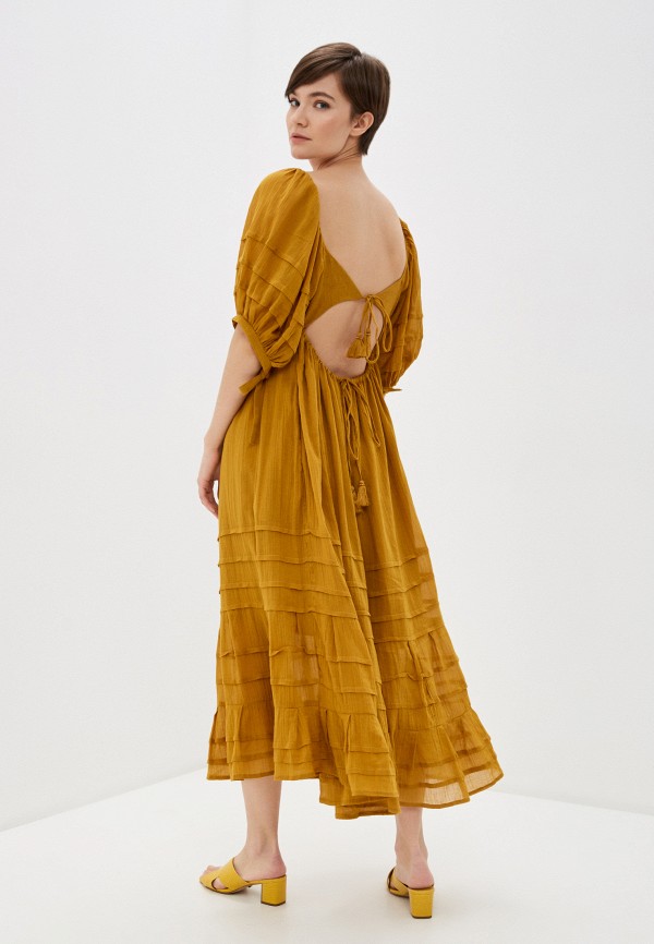 

Платье Free People, Коричневый, Free People FR045EWHHUQ8