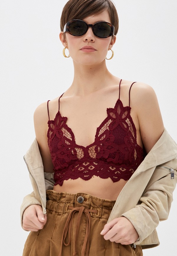 

Бюстгальтер Free People, Бордовый