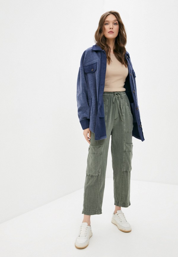 

Рубашка Free People, Синий, Free People FR045EWMEQT2