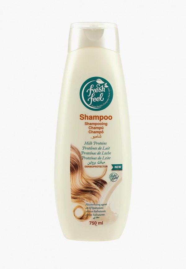 

Шампунь Fresh Feel, МОЛОЧНЫЕ ПРОТЕИНЫ MILK PROTEINS, Белый
