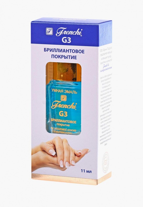 

Средство для ногтей и кутикулы Frenchi, Прозрачный, Бриллиантовое покрытие на акриловой основе