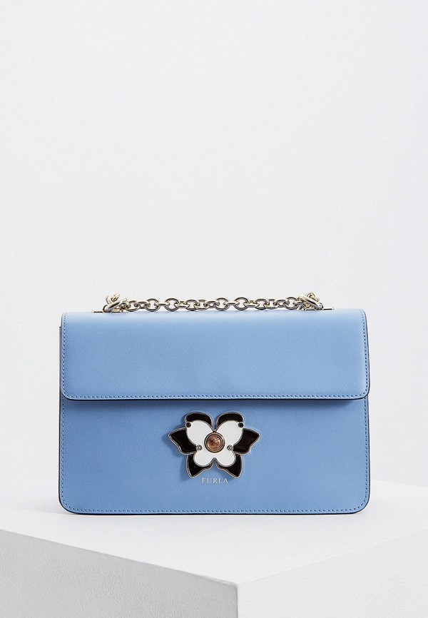 

Сумка Furla, Голубой, FURLA MUGHETTO