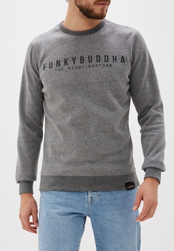 

Свитшот Funky Buddha, Серый, Funky Buddha FU006EMGTKQ0