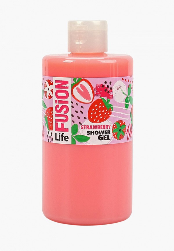 

Гель для душа Fusion Life, Розовый, "Садовая клубника", 460 мл