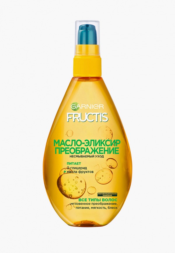 

Масло для волос Garnier, Желтый, "Фруктис, Тройное Восстановление", для всех типов волос, 150 мл