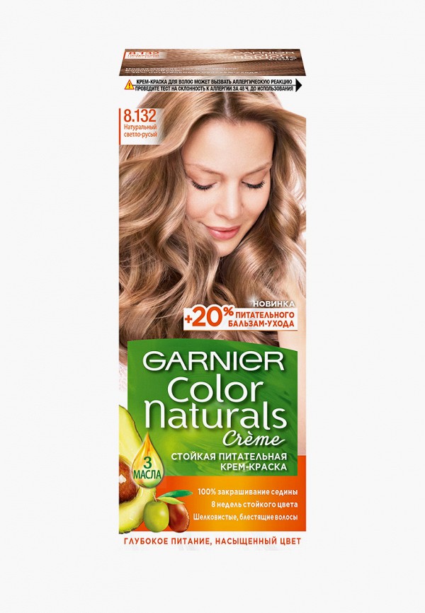 

Краска для волос Garnier, "Color Naturals", оттенок 8.132, Натурсветло-русый