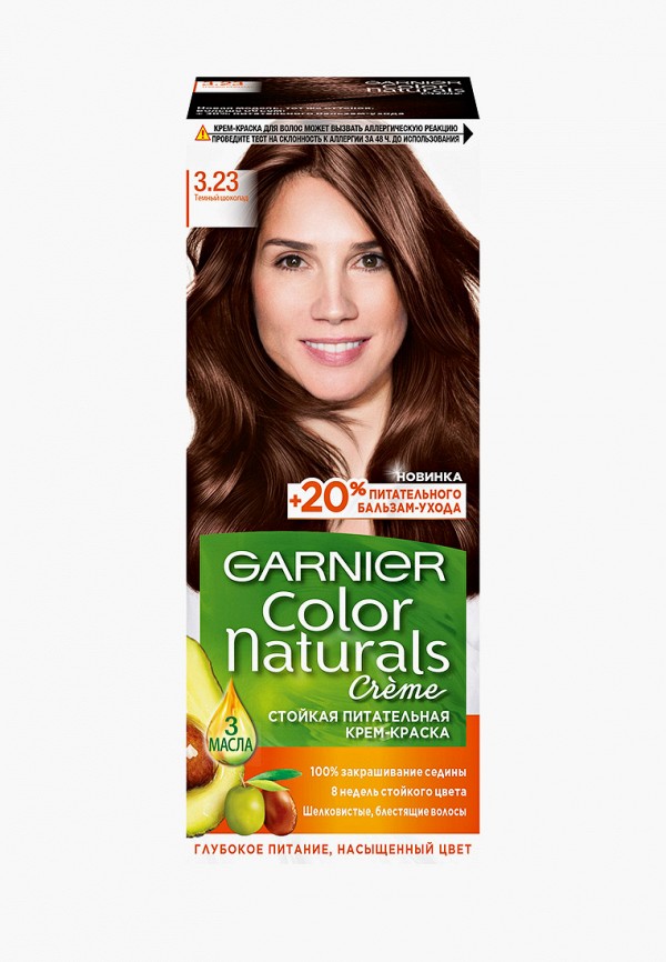 

Краска для волос Garnier, "Color Naturals", оттенок 3.23, Темный шоколад