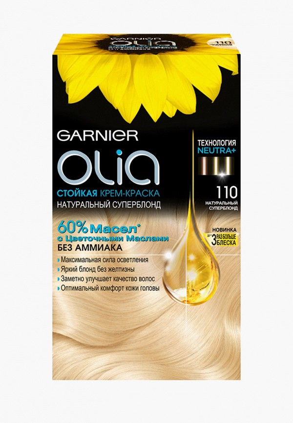

Краска для волос Garnier, "Olia" без аммиака, оттенок 110, Ультраблонд